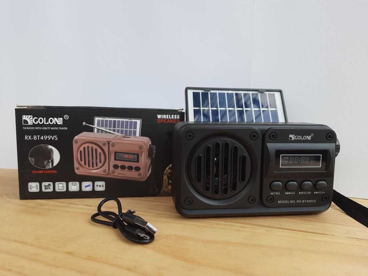 Радиоприемник с солнечной подзарядкой ,Bluetooth,usb