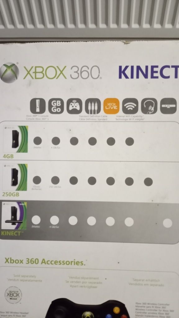 Xbox 360+Kinect+pad +gry duży zestaw pakiet