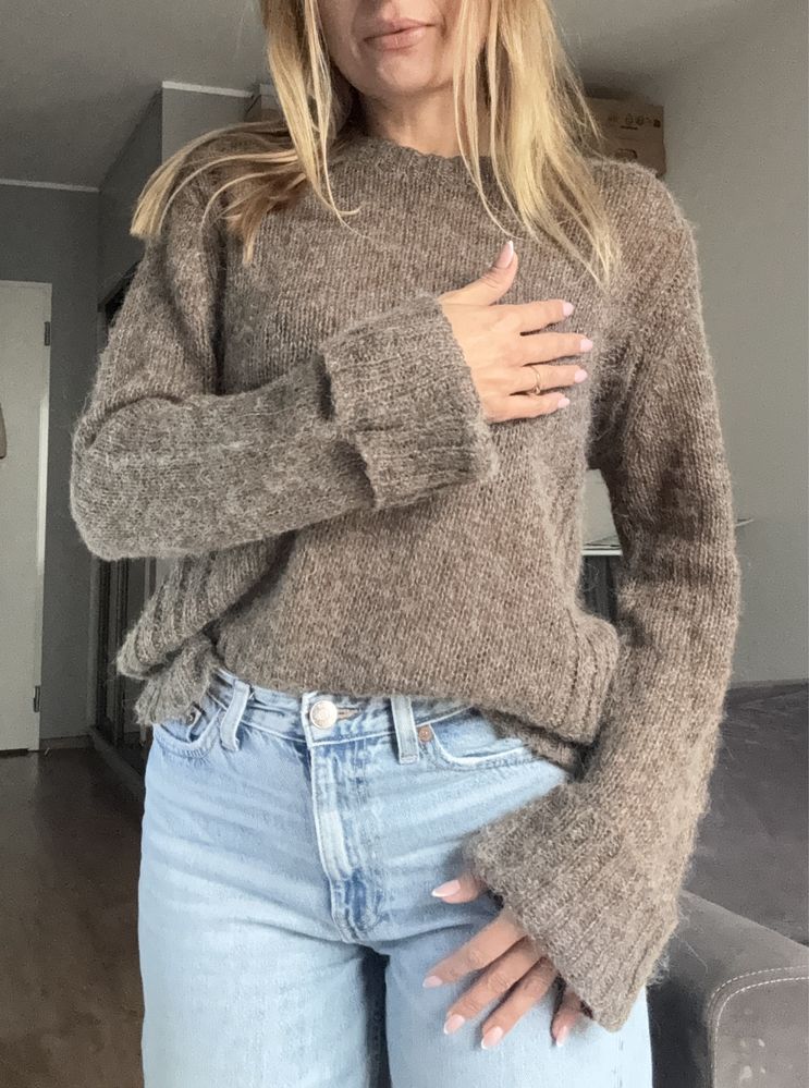 Massimo dutti, fransa, zara sweter M