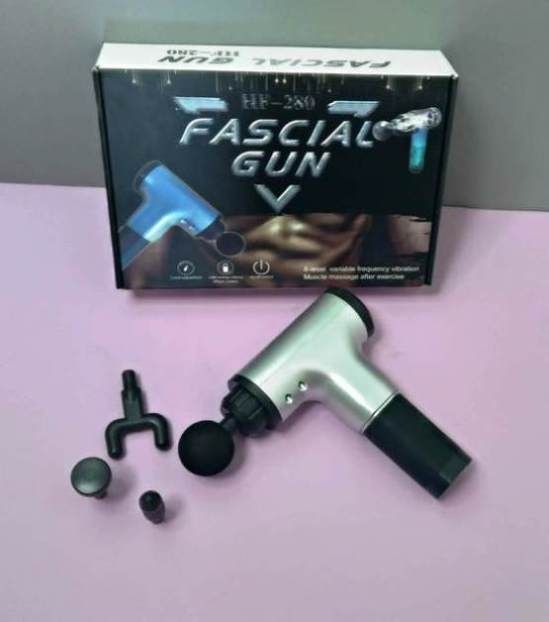 Перкусійний масажер для тіла і м'язів Fascial Gun HF-280 вібромасажер