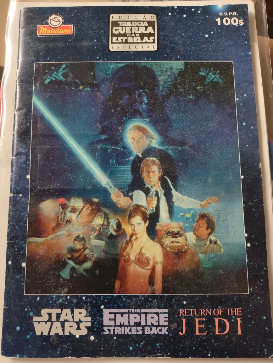 Caderneta completa Star Wars