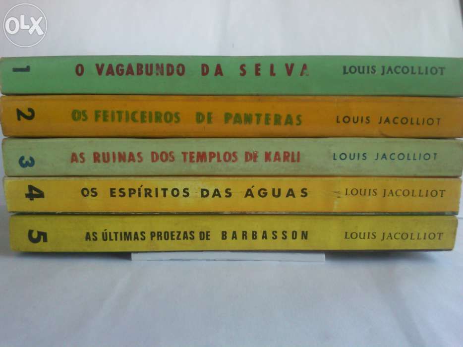 O vagabundo da selva, colecção de 5 volumes, Livraria Luso-Espanhola