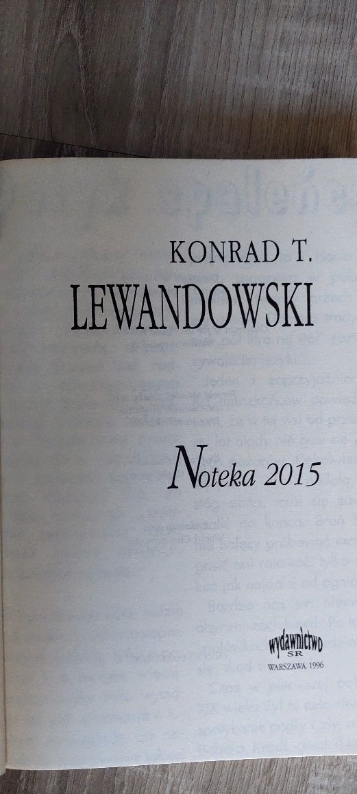 Noteka 2015 Konrad T. Lewandowski