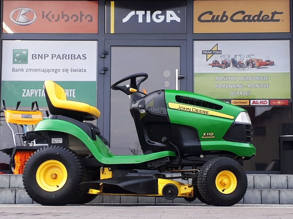 2 noże I I Traktorek kosiarka mulczer John Deere X110 18,5 HP 106 cm