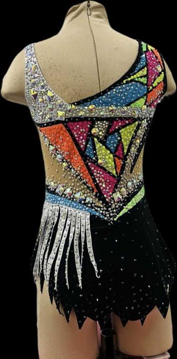 Спортивний купальник для гімнастики 140-146см гімнастичний гимнастичес