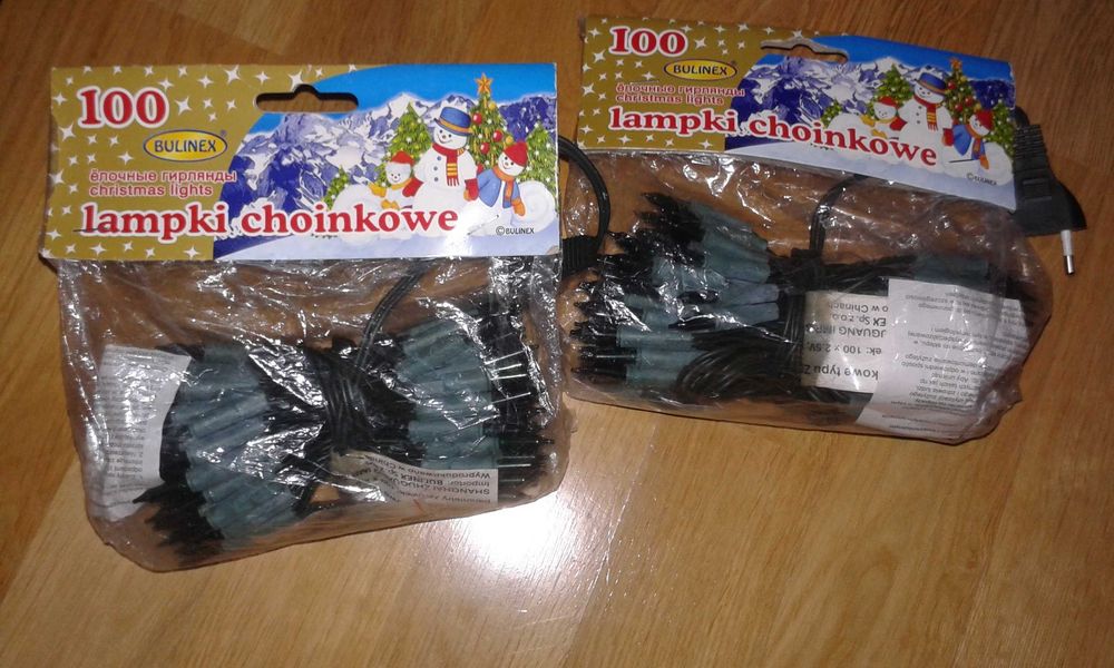 Lampki choinkowe Bulinex 100 szt zielone