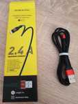 Kabel BX21 Outstanding - USB na Lightning - 2,4A 1 metr czerwony