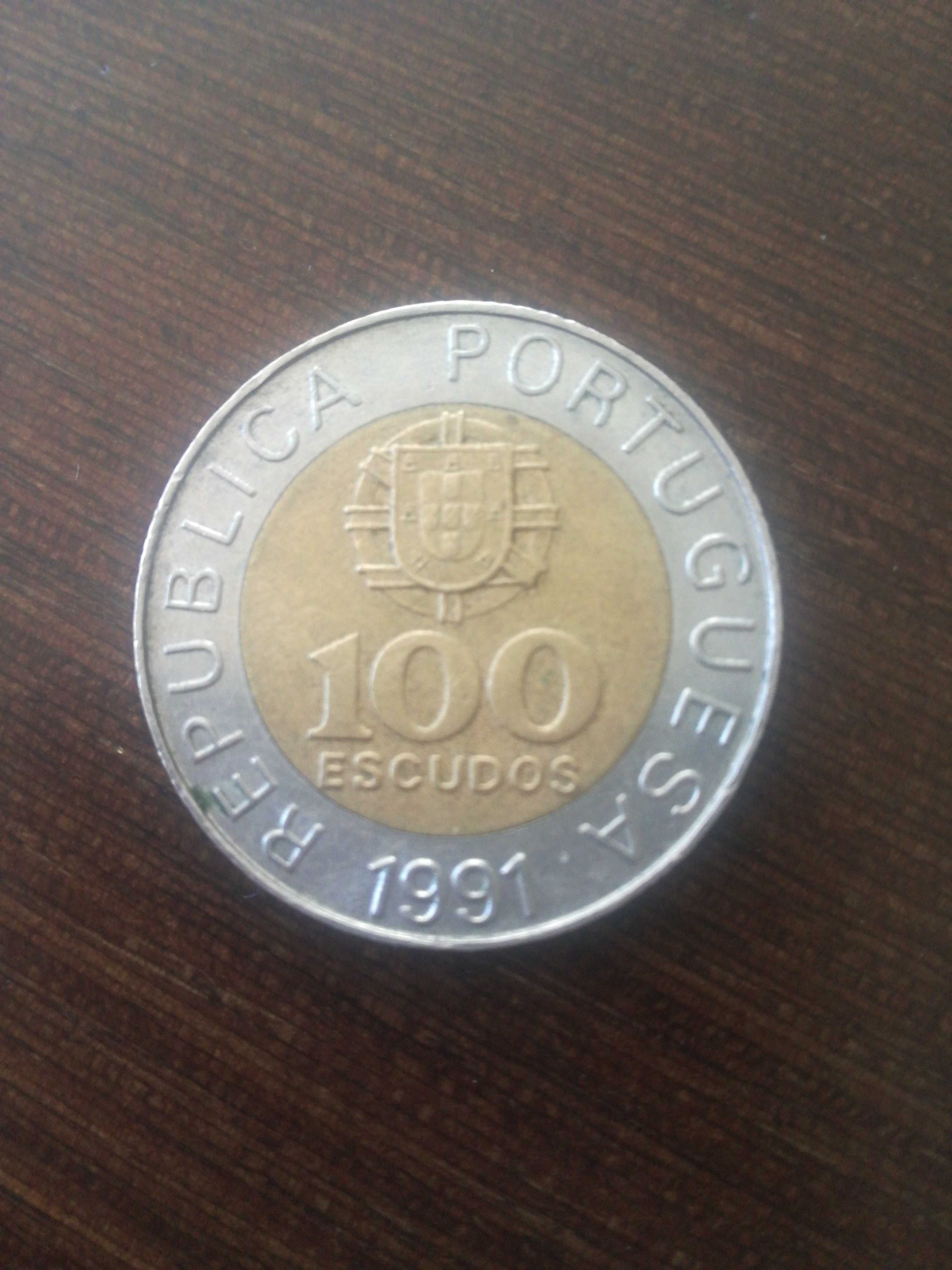 Moeda 100 escudos 1991 EUROPA