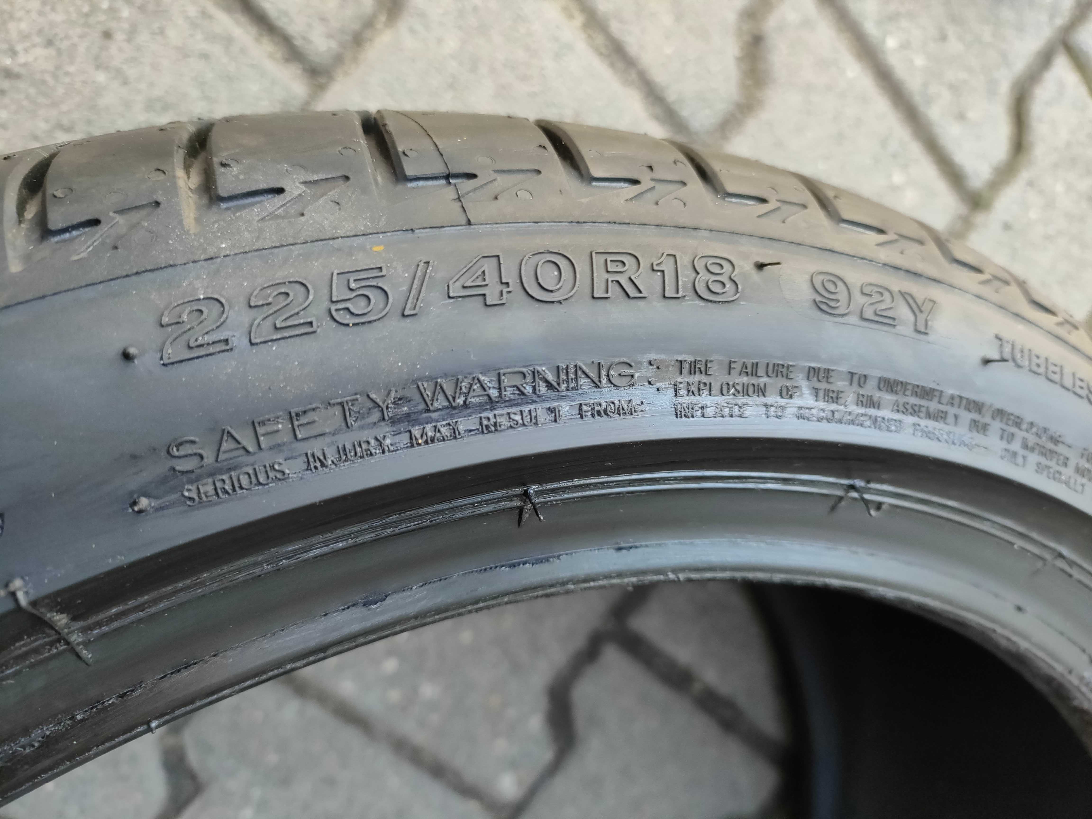 Bridgestone turanza T005 225/40/18