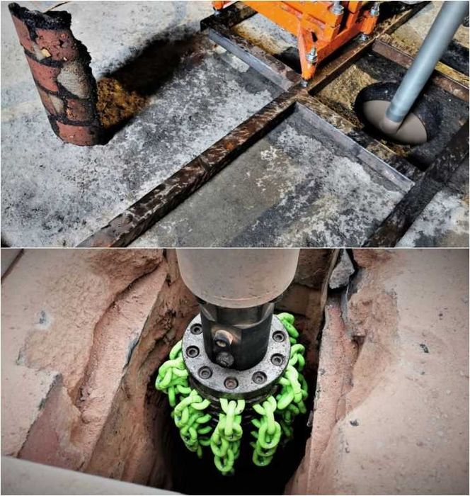 naprawa komina ceramika szlamowanie wkład do komina