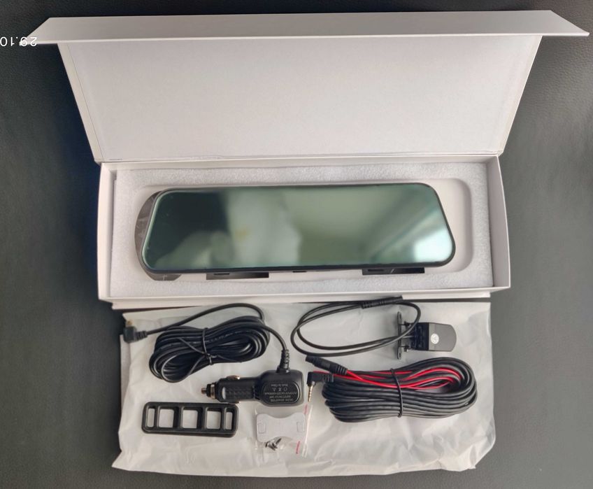 Дзеркало-відеореєстратор 12Мп 10" 2 камери  Топ! Гарантія! Якість!