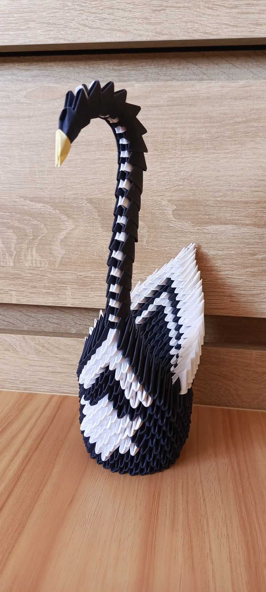 Łabędzie origami modułowe różne wzory
