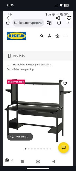 Secretaria gaming ikea