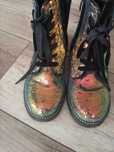 Botki rozm. 34, nelli blue, cekiny