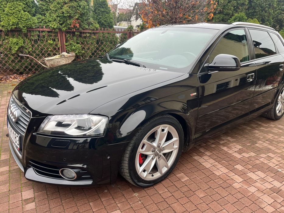 Audi A3 Sportback 2xS Line 2.0 tfsi 200 KM ledy.ksenon full opcja