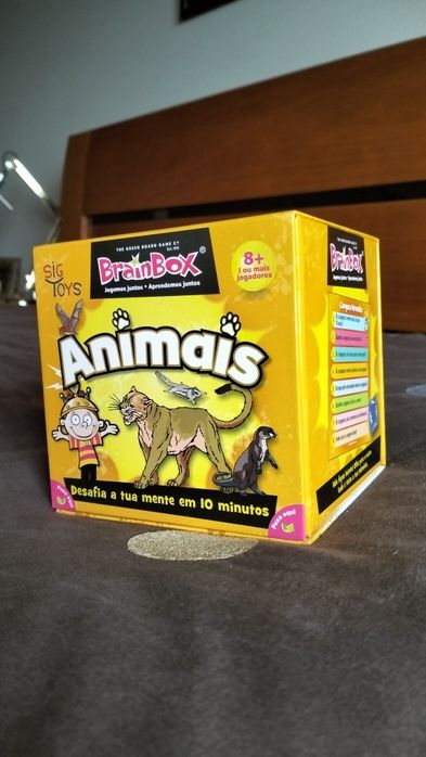 Jogo didático em família "Animais - BrainBox"