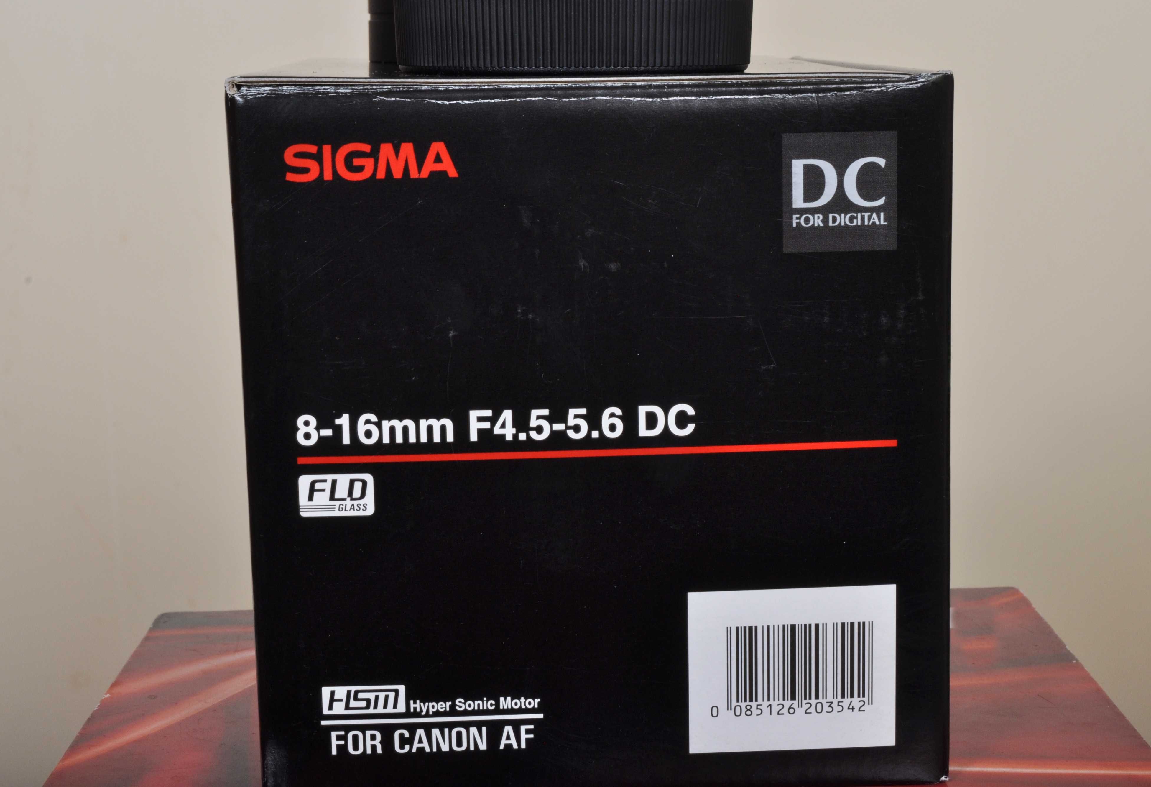 NOVO-Para CANON APS-c Sigma DC 8x16 ( 12x24 ), fatura. Garanti 5 anos