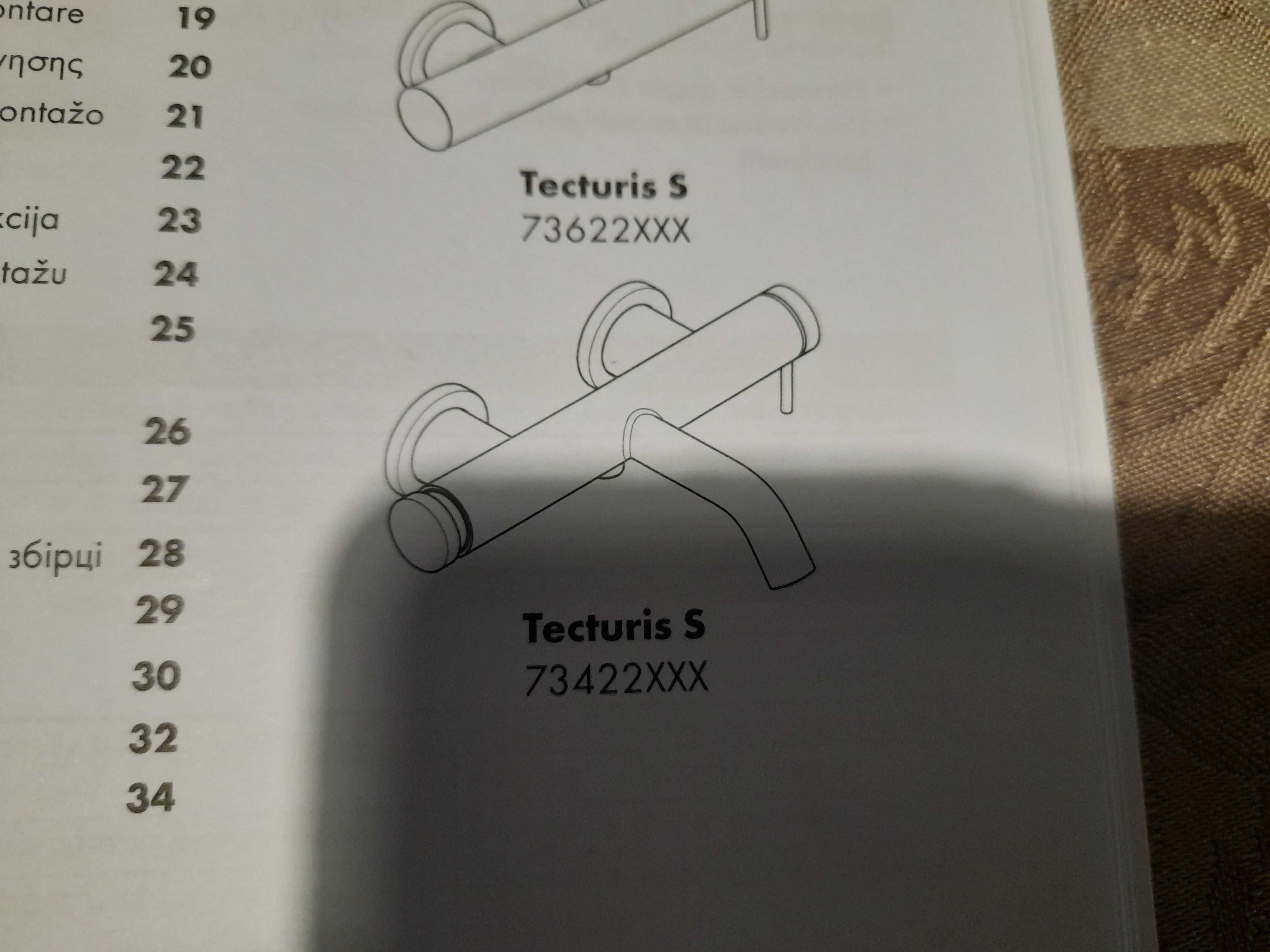 Tecturis S Jednouchwytowa bateria wannowa natynkowa Chrom