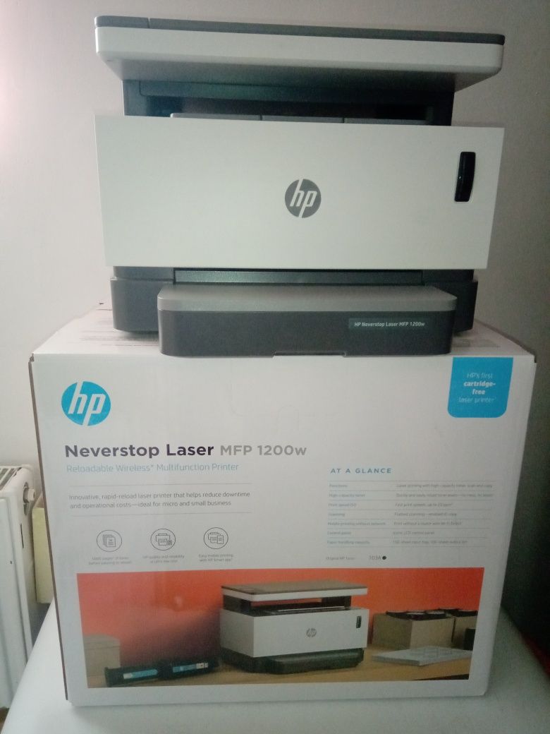 Drukarka laserowa HP Neverstop 1200W. Wi-Fi.