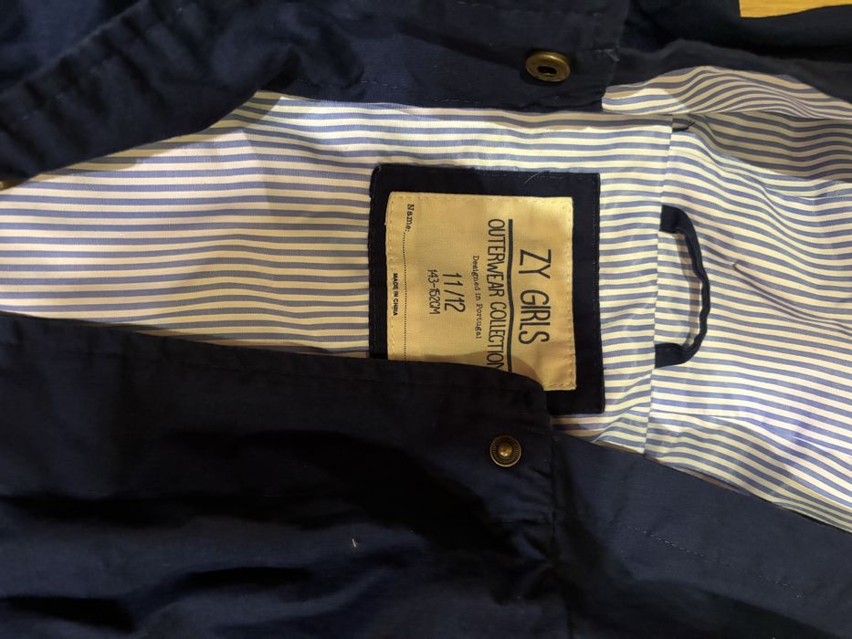 Parka azul marinho