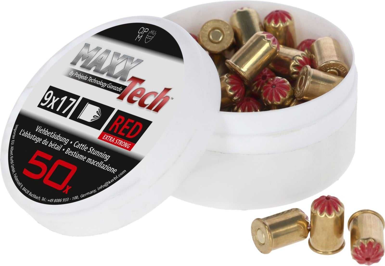 Naboje do aparatu ubojowego BLITZ 9x17mm, 50szt., Kerbl