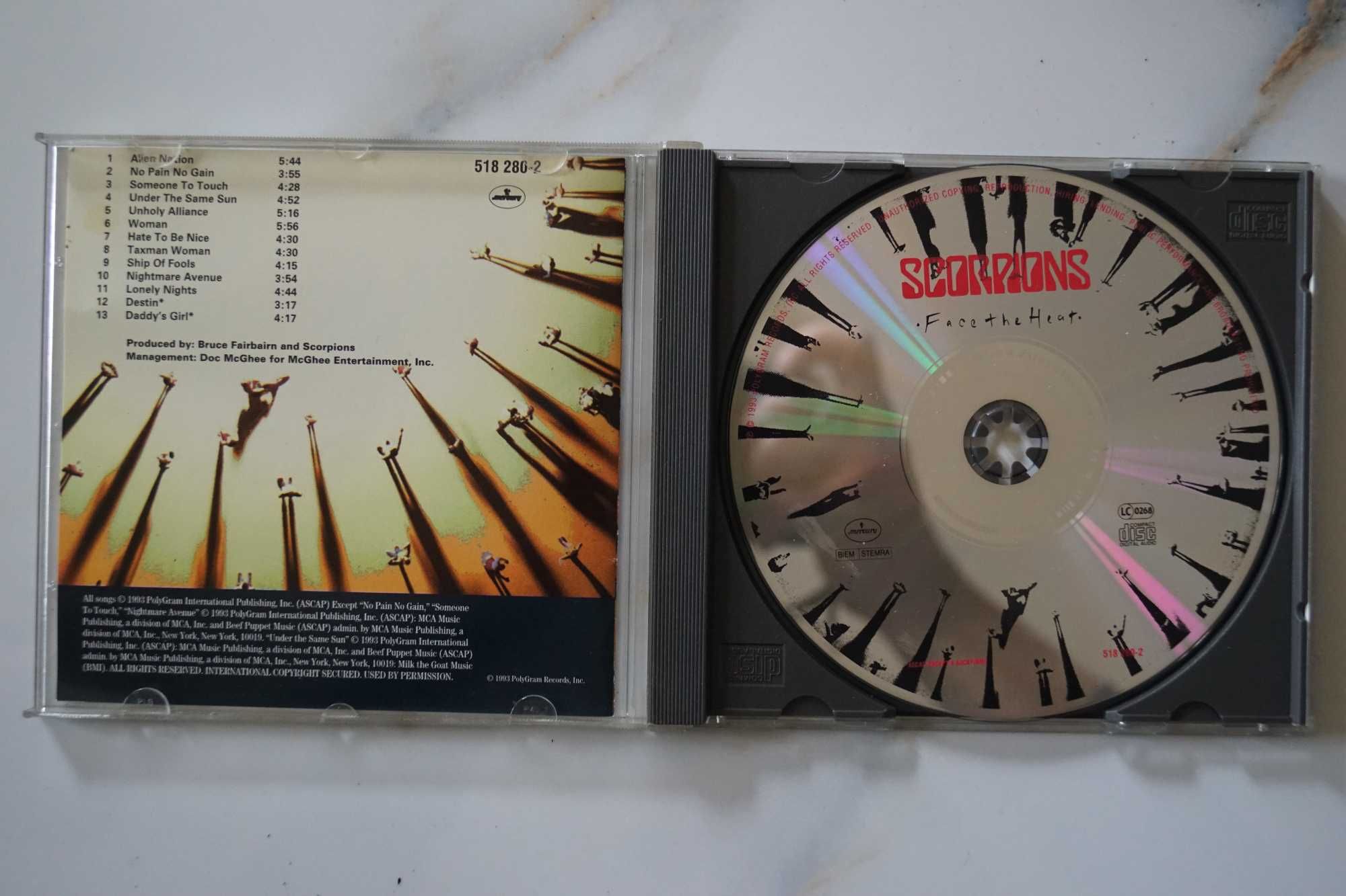 CD SCORPIONS: "Face the Heat."