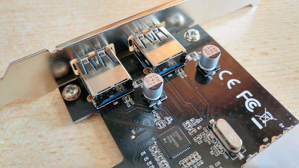 Placa pci-express pci-e usb 3.0 com hub 2 portas para pc windows