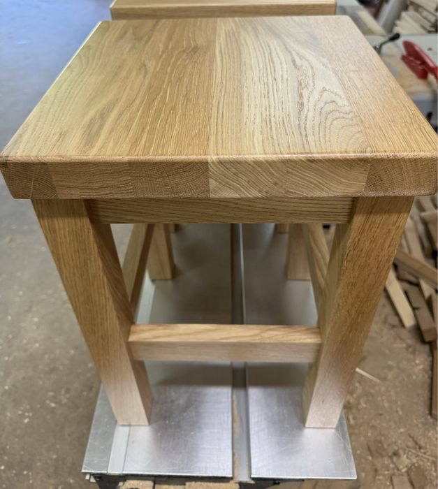 Taborety stołki drewniane dębowe sosnowe