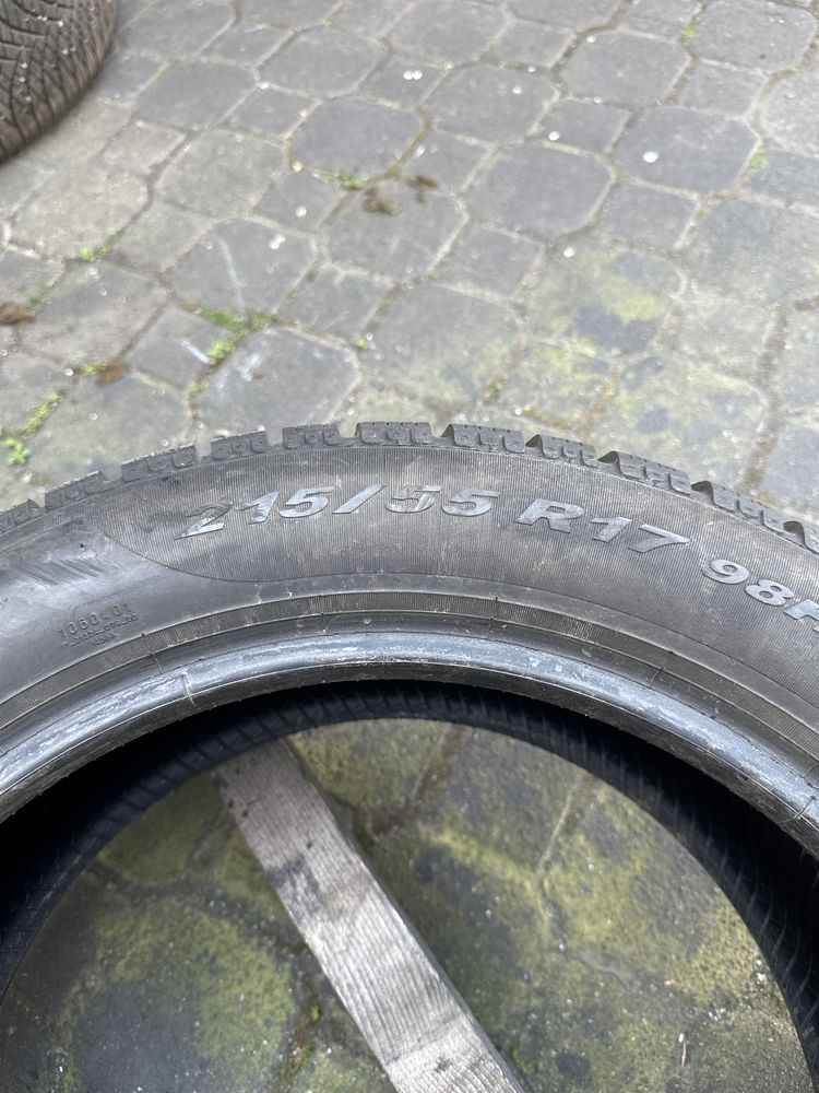 Opony zimowe pirelli 215/55r17
