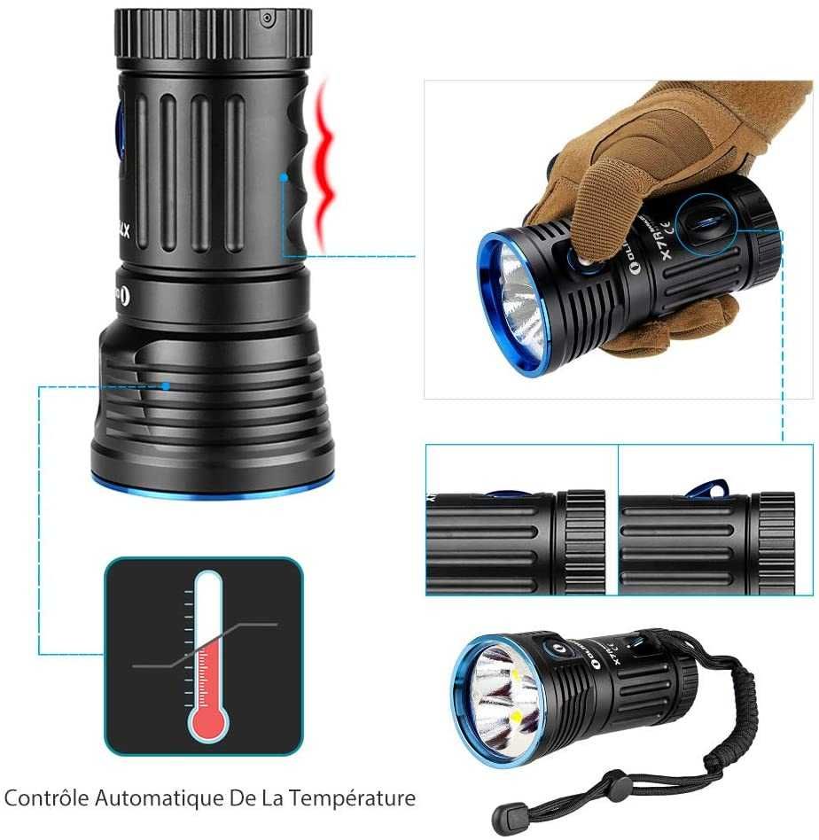 Lanterna led Olight X7r Marauder 12.000 lumens