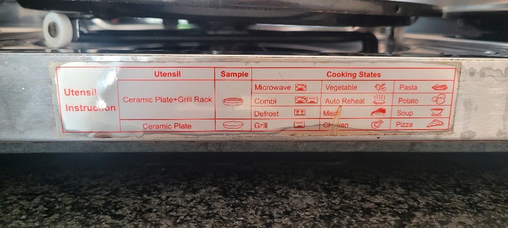 Microondas cinzento Inox