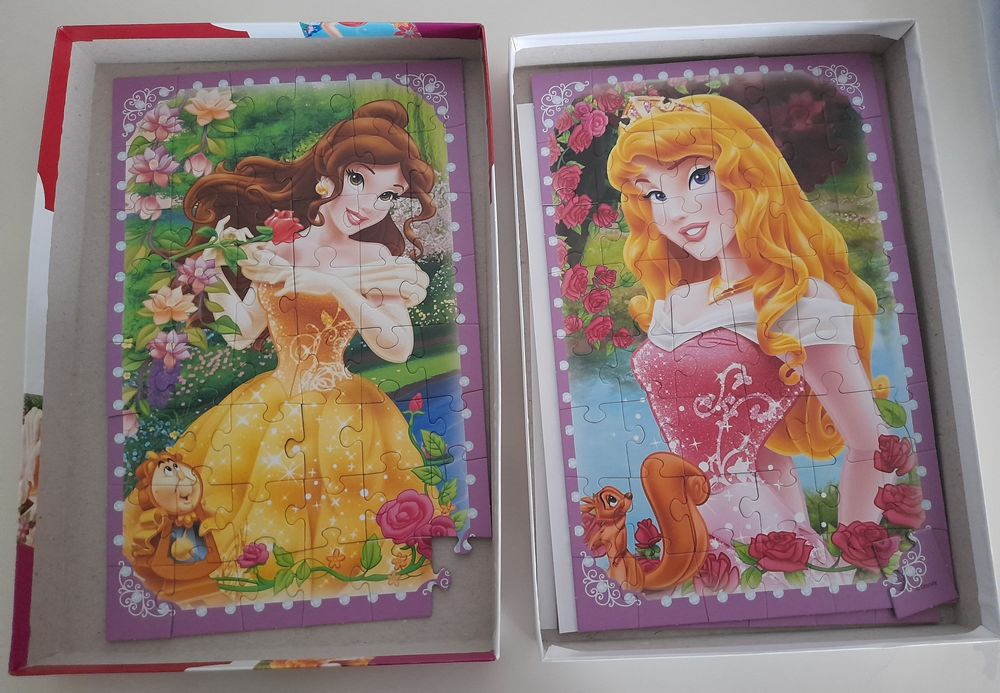 Puzzle 4+: Princesas Disney