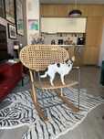 Fotel bujany krzeslo bujane rattan ikea gronadal
