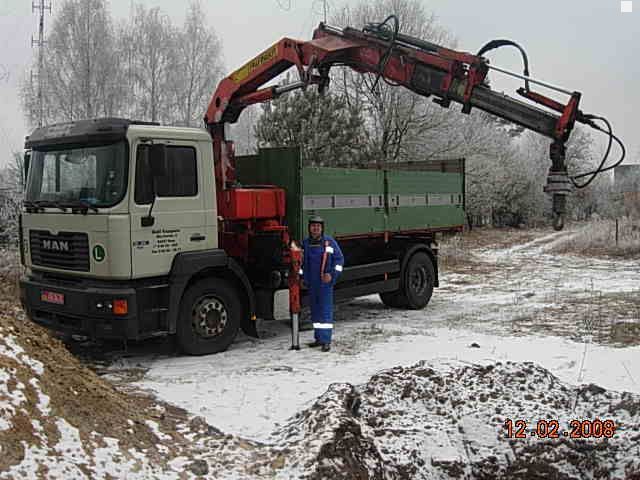 Бетонні кільця. Послуги маніпулятора. Буріння скважин. Поломатеріали.