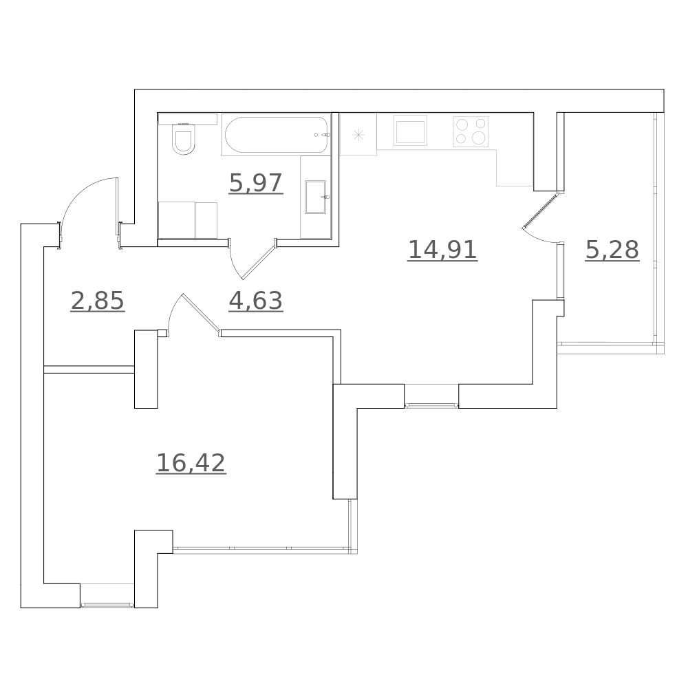 50 кв.м. 3-й пов., Власник. ЖК Desna Park Residence (Десна Резіденс).