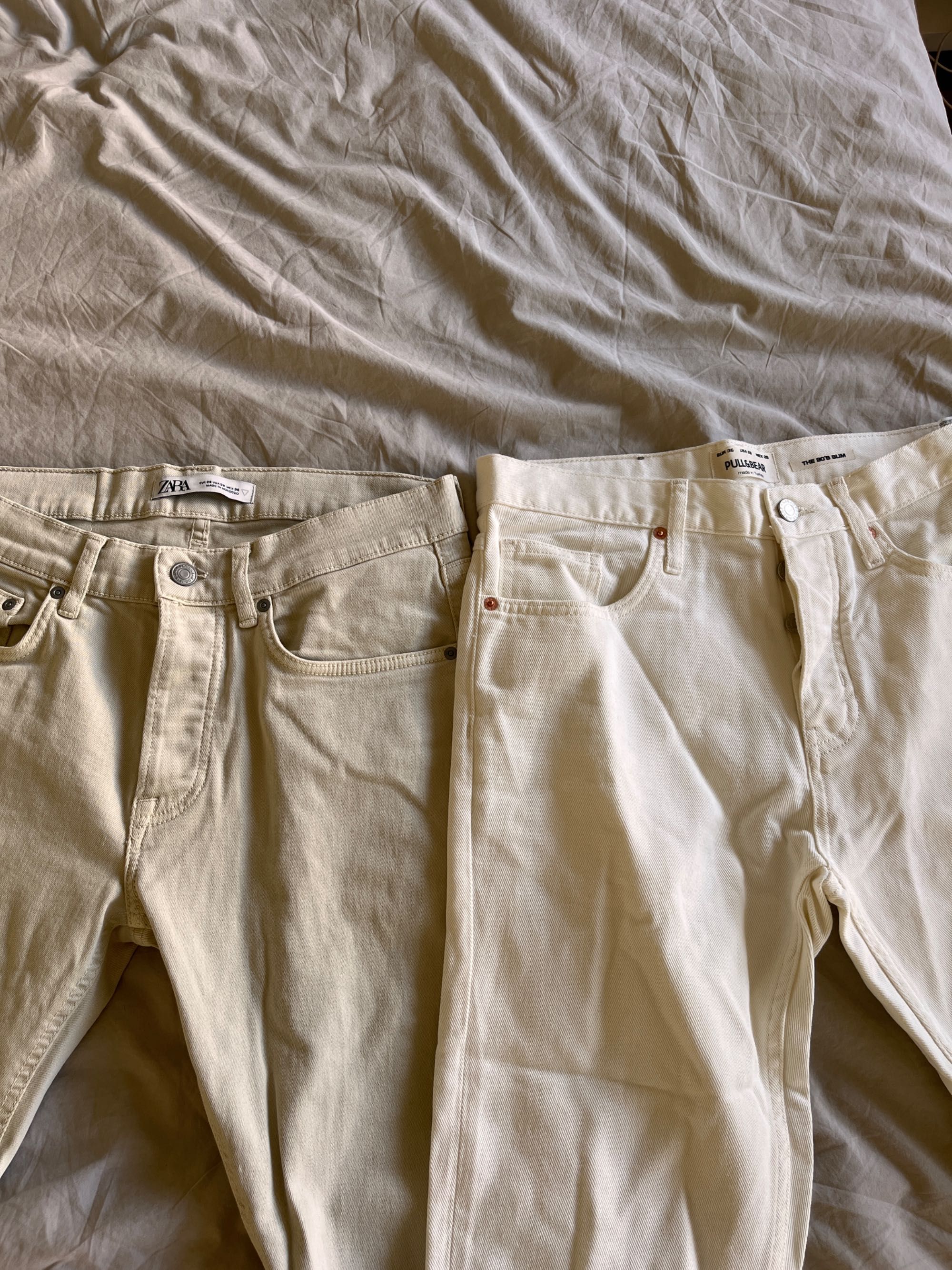 Calcas Zara and Pullandbear S