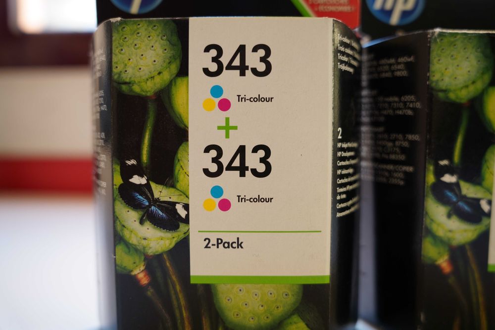 Pack 2 tinteiros HP 343 (2 cor)