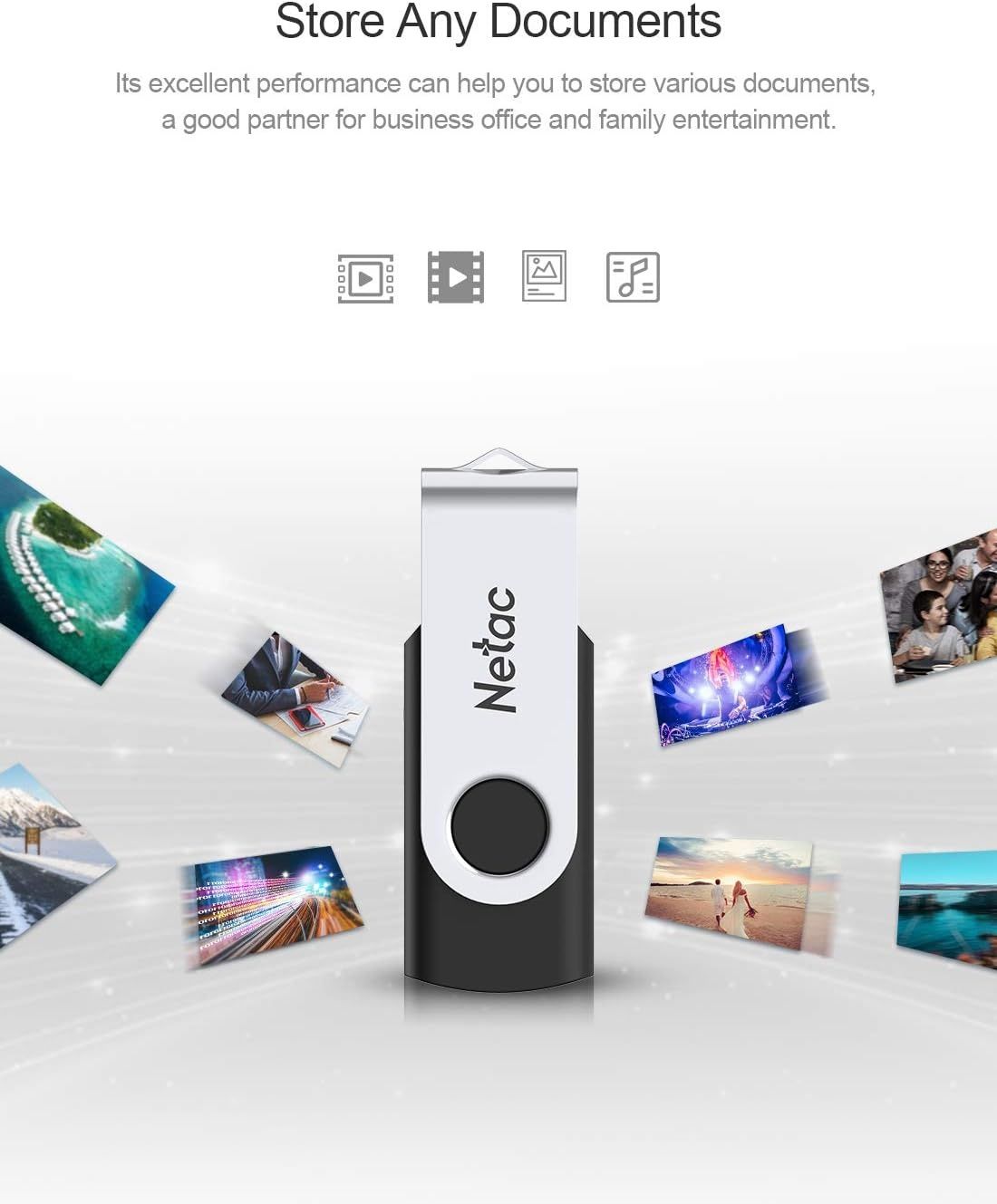 Pendrive Netac 64GB pamięć flash Nowy