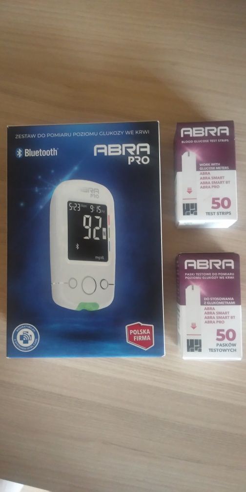 ABRA paski plus glukometr