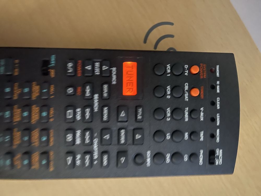 Amplituner Yamaha DSP -AX 1 Potężny 550 Watt Oryginalny pilot ! Unikat