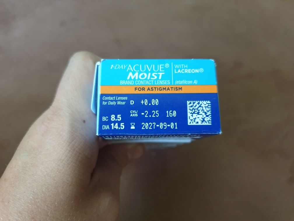 Soczewki toryczne astygmatyzm Acuvue