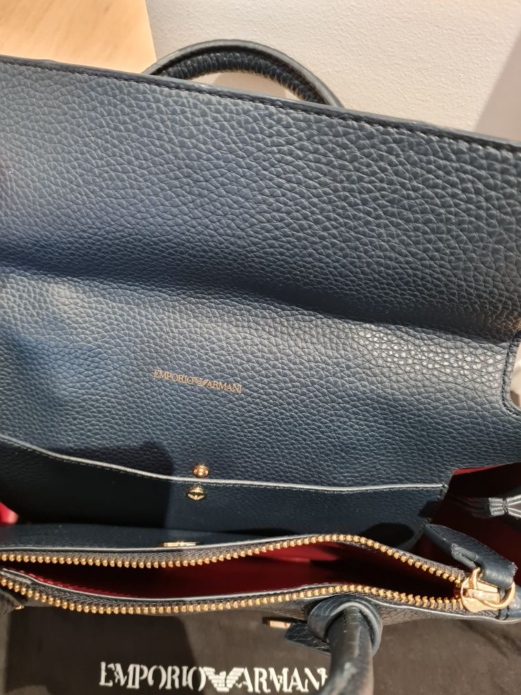 Bolsa Emporio Armani azul