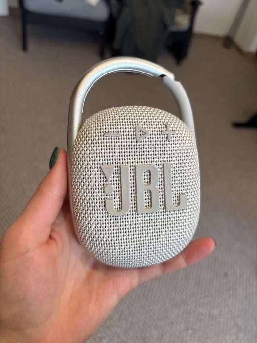 JBL clip 4 White оригінальна портативна колонка, портативна акустика