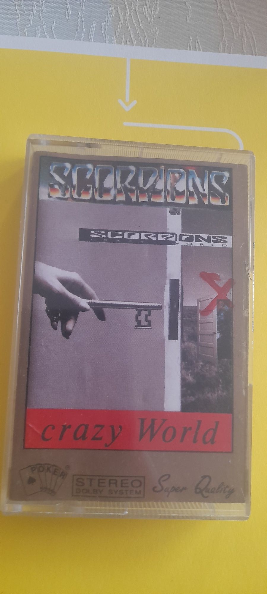 Scorpions - Crazy World kaseta magnetofonowa