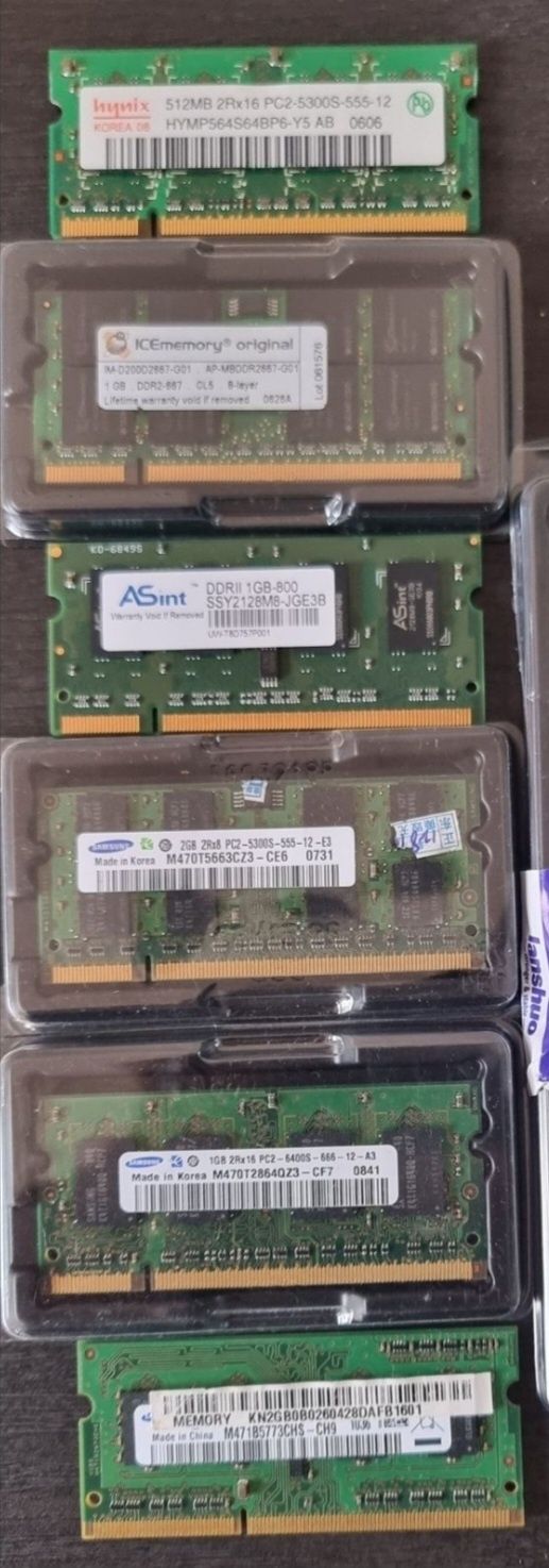 Pack Memórias Ram DDR2