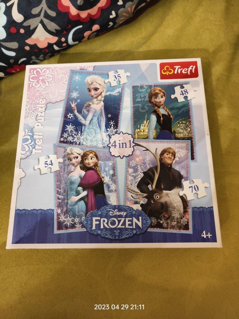 Puzzle Elsa kompletne