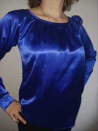 Блузка  синя нарядна