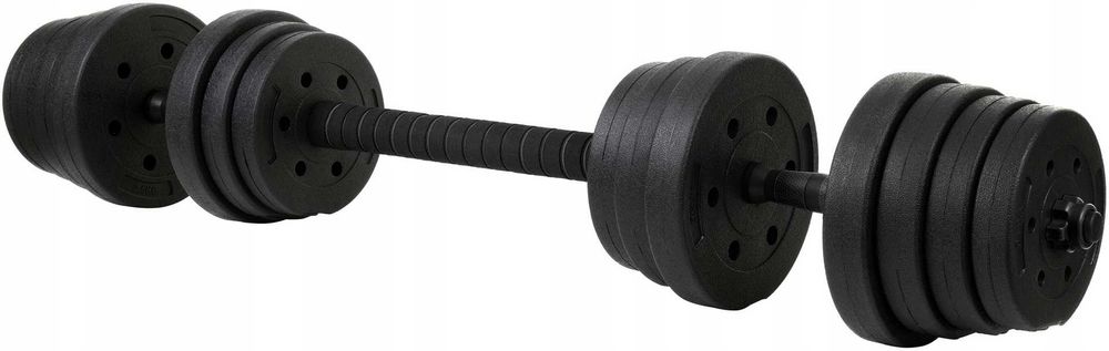 Super Mocny Zestaw Treningowy !!! 30KG Hantle + Gryf