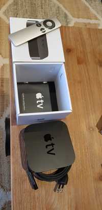 Apple TV nova na caixa