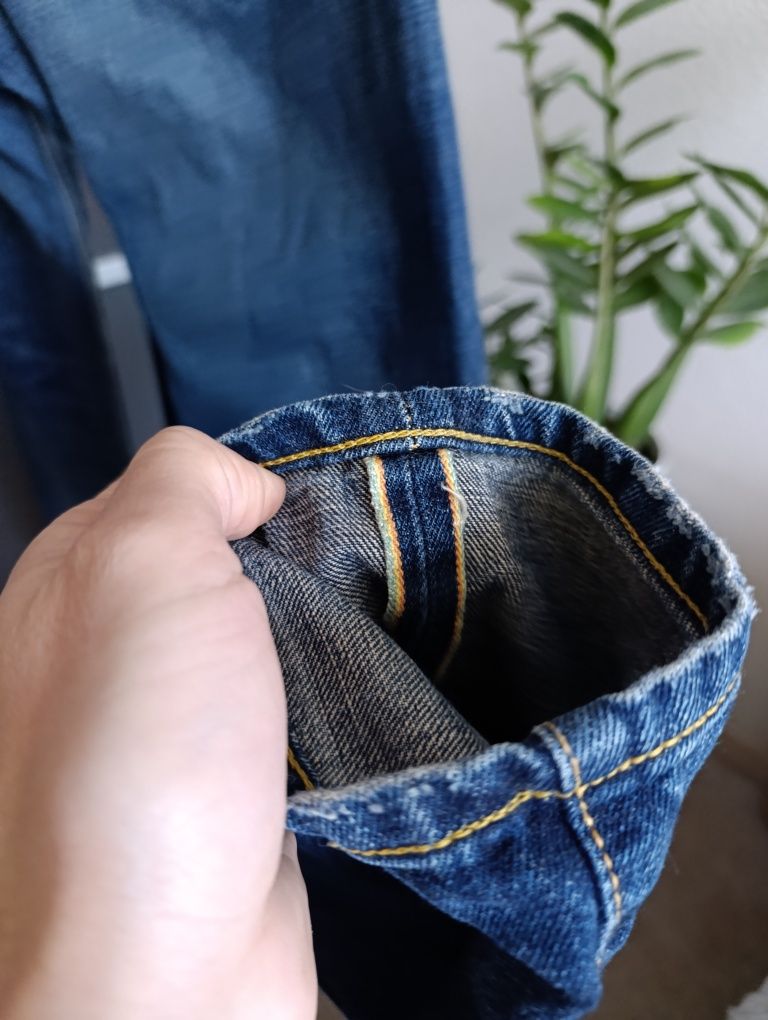 Мужские джинсы из японского денима edwin selvedge denim